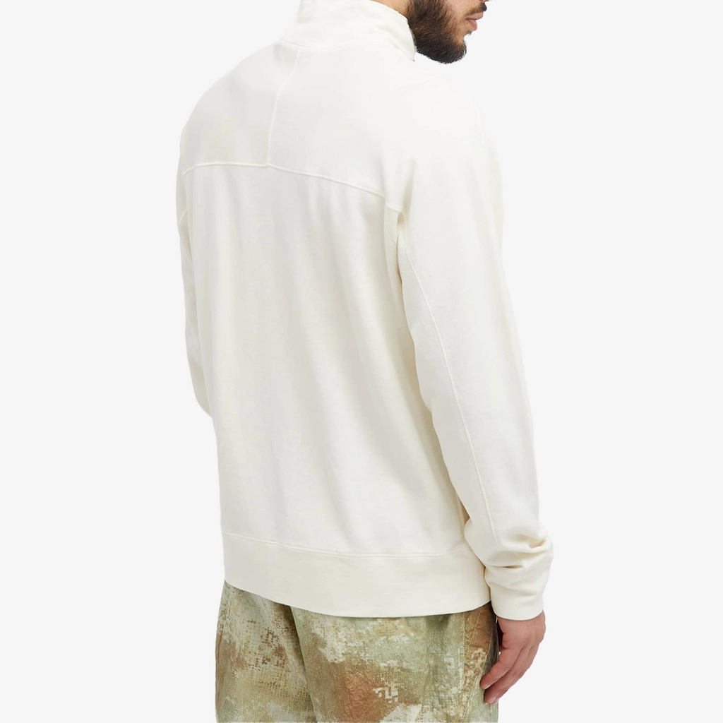 Stone Island Men's Ghost Half Zip Sweat Natural